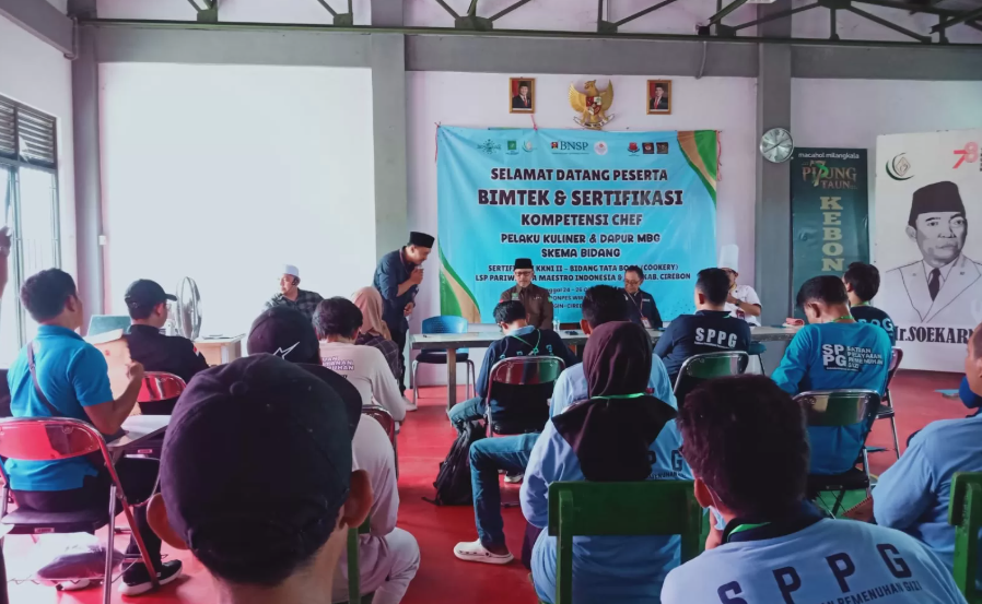 SPPG Kebon Cinta Siapkan Chef Bersertifikat Demi Layanan Dapur Aman dan Berkualitas